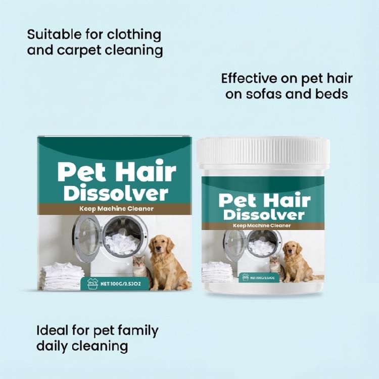 Fast Acting Pet Hair Dissolution Solution Safe For Washing Machines Removes Furs From Various Fabric Type