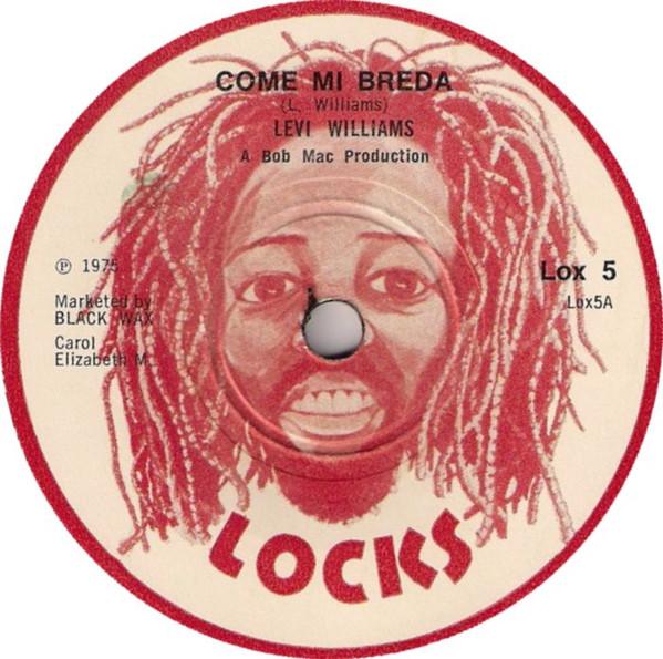 

7inch Record LEVI WILLIAMS MIGHTY CLOUD BAND Come Mi Breda Call Me Sister LOX5 Locks 1975 UK Reggae Ska Dub Used