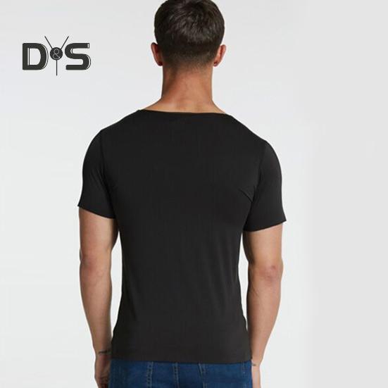 Tricouri Bărbătești Mătase de Gheață Casual Mânecă Scurtă Tricou Sport Vară Respirabil Umezeală Gât în V Maiou Top