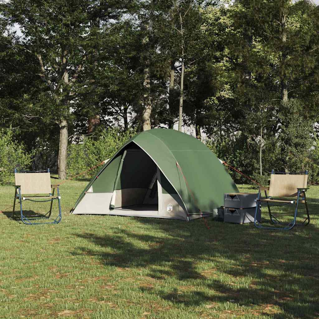 Camping Tent with Roof and Storage Green 275 x 230 x 140 cm Taffeta
