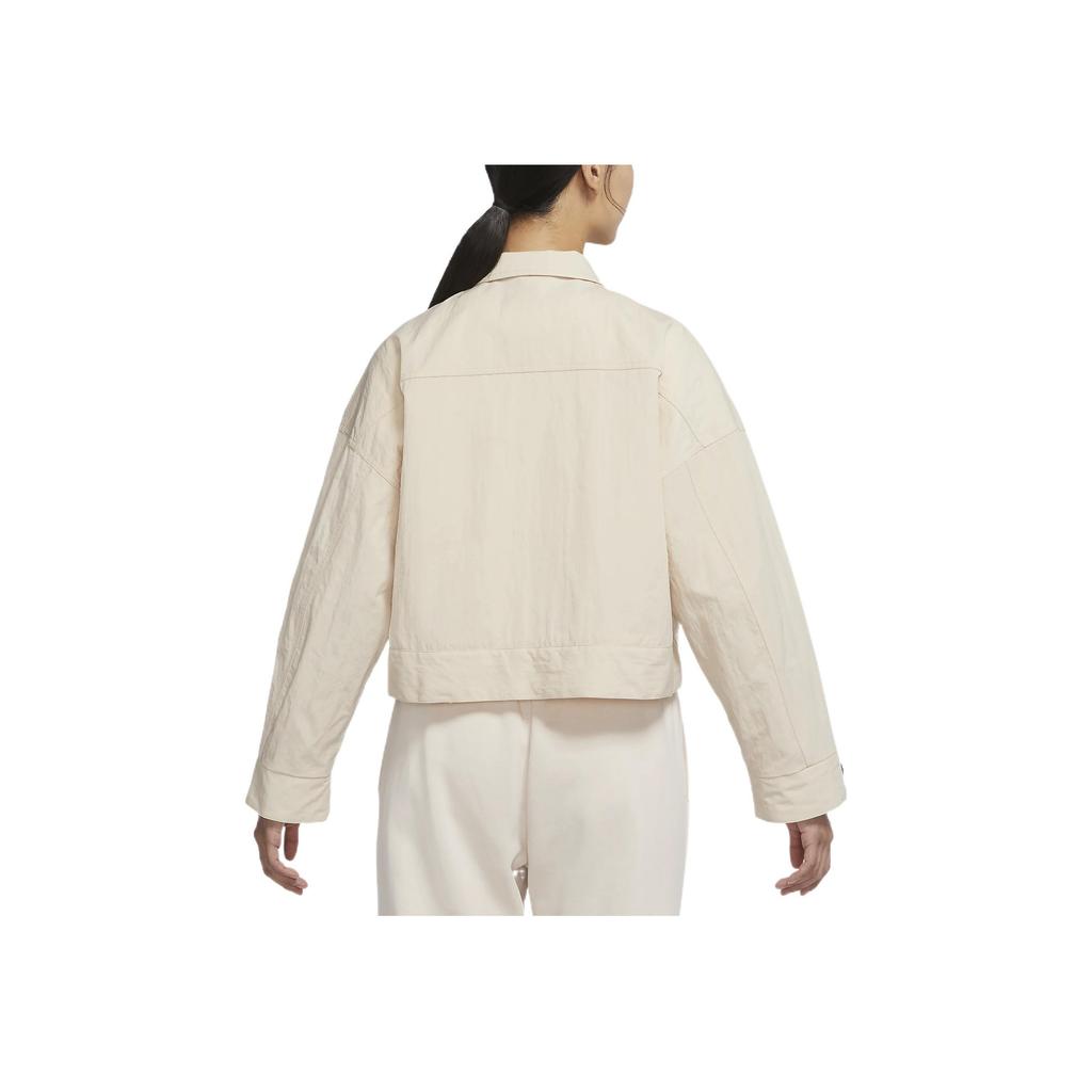 Nike Sportswear Essential Casual Sports Woven Short Jacket Women Jackets White DM6244-126