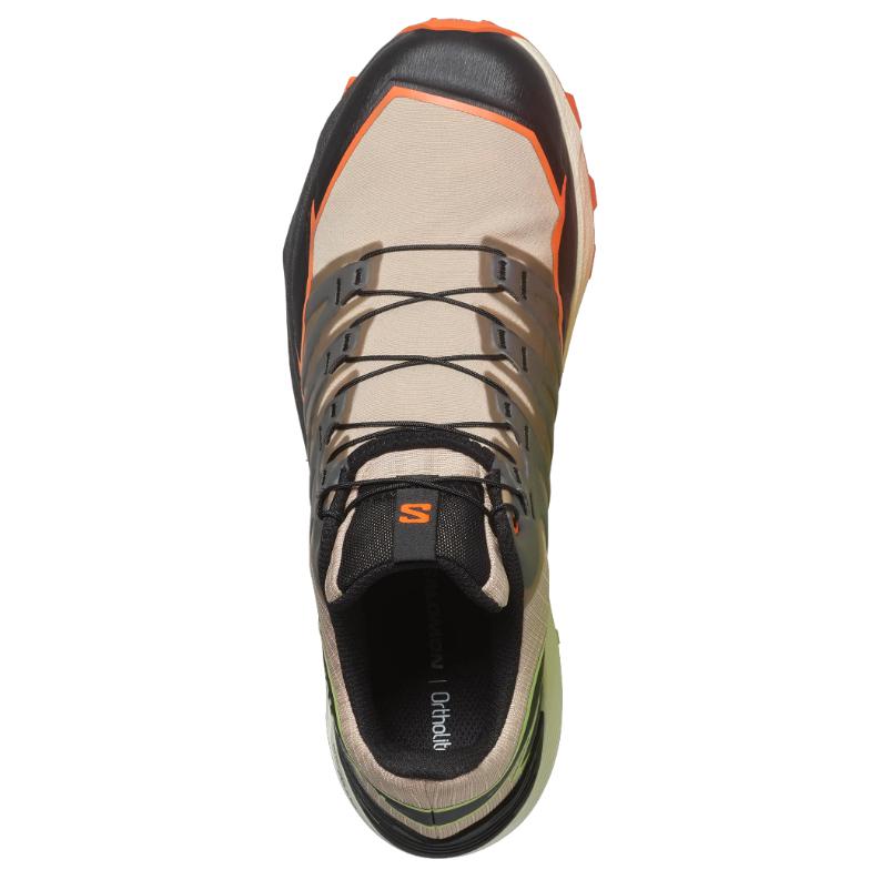 Salomon Thundercross Safari Men Sneakers Tan Red-Orange Sharp-Green L47688400