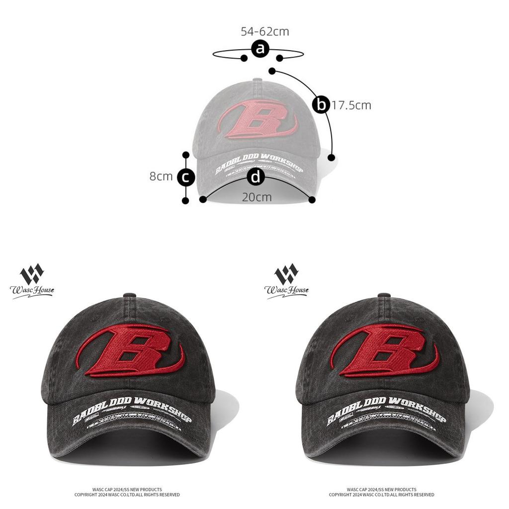 Wasc Flouse Baseball Cap Vintage Embroidered Cotton Sunshade For Casual Spring Summer Wear