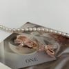 C S In The Room Ribbon CubiC roSe Gold earrIngS 2 Color