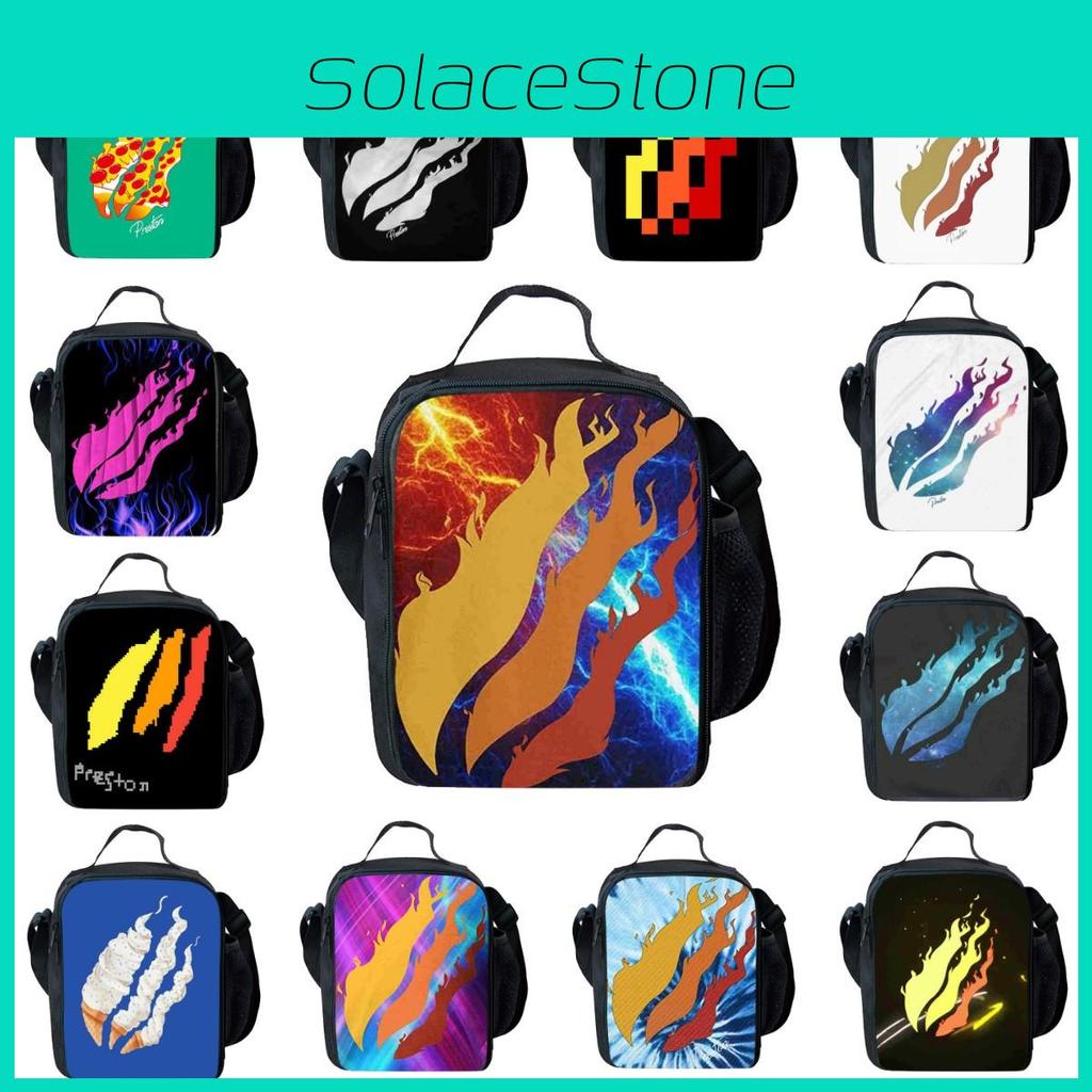 Preston Large Capacity Portable Aluminum Foil Insulation Bag For School Lunch Keep Your Food Cool Or Warm All Day