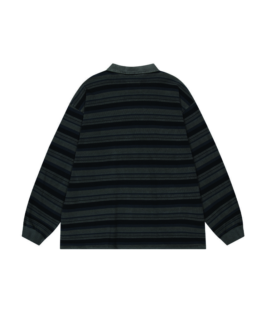 ENDOOR Vtg Evening Stripe Polo Shirt (Vtg Navy)