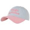 BALANT Denim Embroidery Ball Cap [Pink]