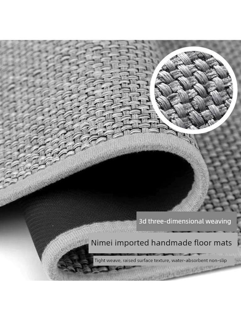 Bathroom Floor Mat, Bathroom Absorbent Mat, Toilet Door Non-Slip Mat, Foot Mat, Bathroom Entrance Mat, Quick-Drying Carpet
