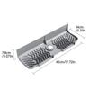 Grey Black Draining Drying Tray Silicone Sink Protector Draining Mat  Home Supply