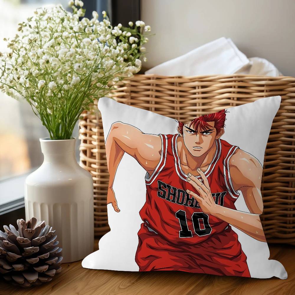 Anime SLAM DUNK Sakuragi Cushion Cover Pillow Cover Decor Pillowcase Printed Cushion Case For Couch