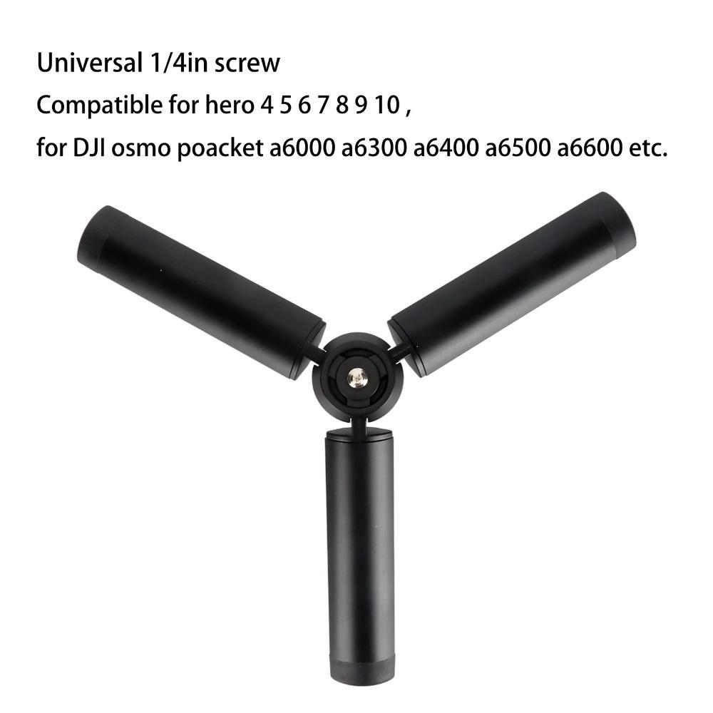 Aluminum Alloy Mini Camera Tripod Lightweight Portable Webcam Tripod Extendable Tripod  Vlog