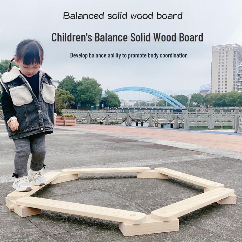 Kids  Physical & Sensory Training Balance Board – Wooden Educational Toy for Outdoor Play