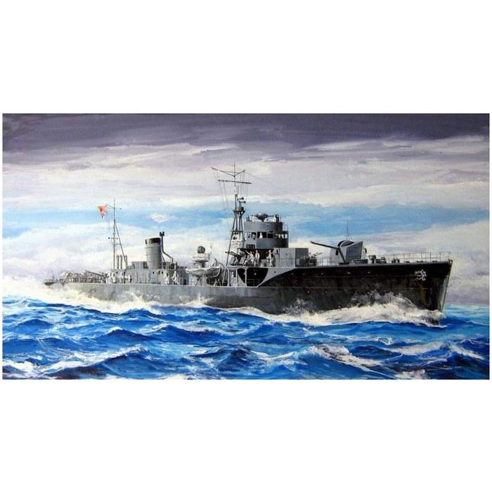 Pit Road 1/700 Skywave Series Japanese Navy Mizugumo-class Coastal Defense Vessel Mizugumo Plastic Model SPW52 Gray 29cm x 3cm x 13cm