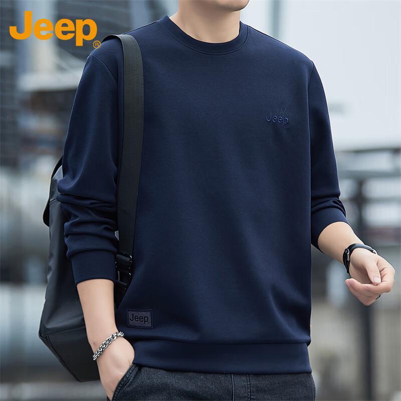 JEEP Men's Crewneck Pullover Sweatshirt