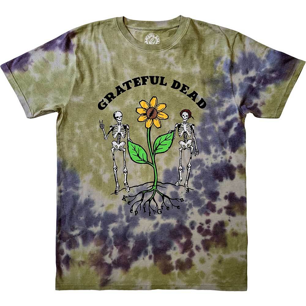 Grateful Dead Keep It Green T-Shirt Grey New Unisex T-Shirt XXXXL