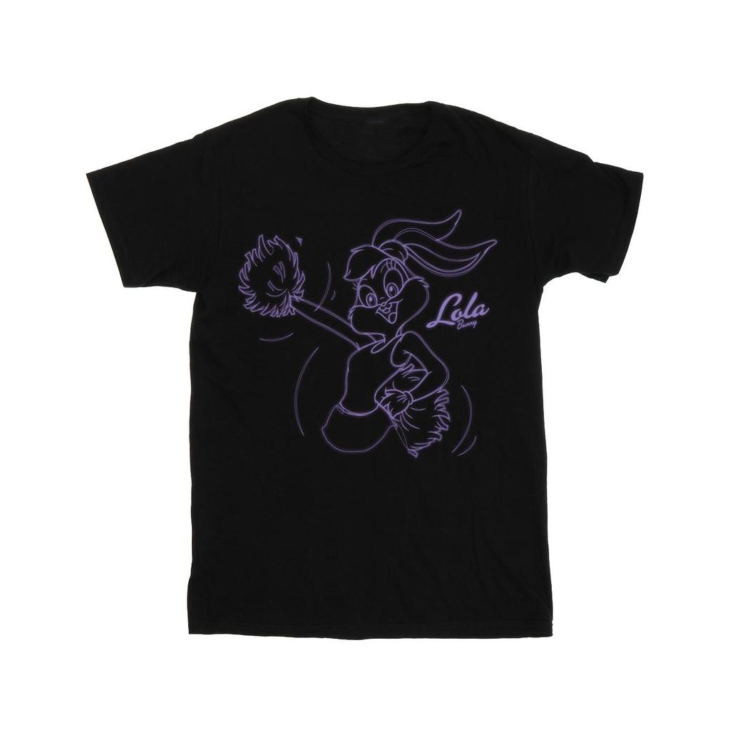 Looney Tunes Womens/Ladies Lola Bunny Glow Cotton Boyfriend T-Shirt