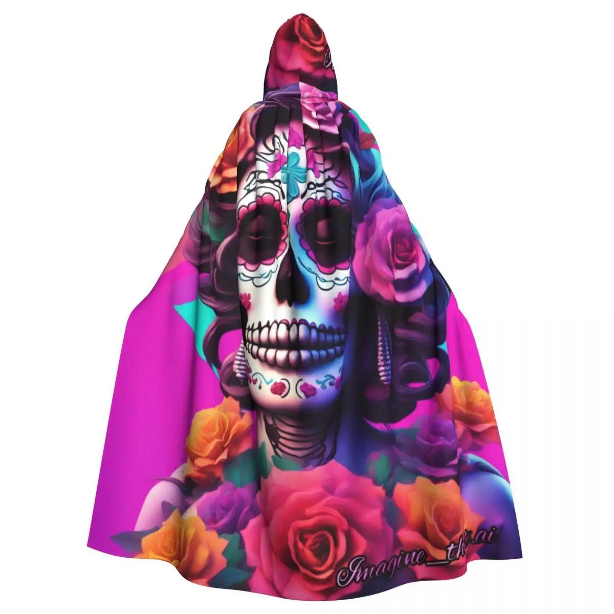 

Плащ-накидка для взрослых с капюшоном, костюм средневековый, ведьма, викка, вампир, эльф, Пурим, карнавальная вечеринка One Size