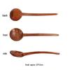 Nanmu Wooden Long-Handled Soup Spoons