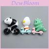 Panda Bicycle Resin Magnet Clip With Creative 3d Design For Refrigerator Decor And Gift Giving