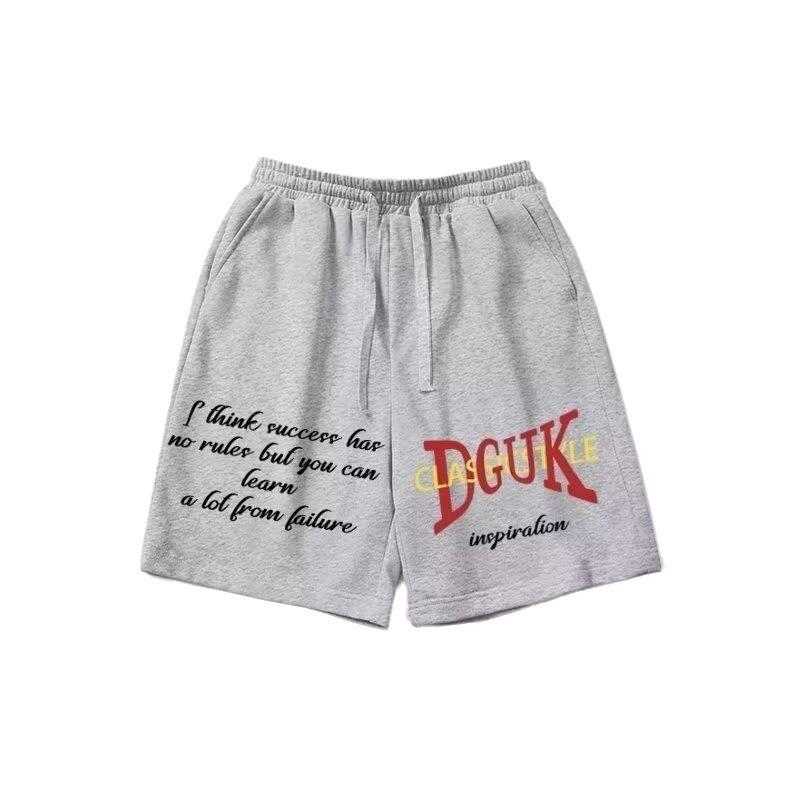 American Hip Hop Letter Summer New Casual Shorts Men's and Women's Trendy Brand Loose Versatile Drawstring Five-point Pants