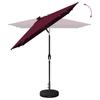 Garden Umbrella with LED Lights and Base 200 X 300 Cm