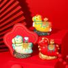 Xianci Year of the Horse Wealth Figurine - Luoyang Cultural Souvenir for Office or Desktop