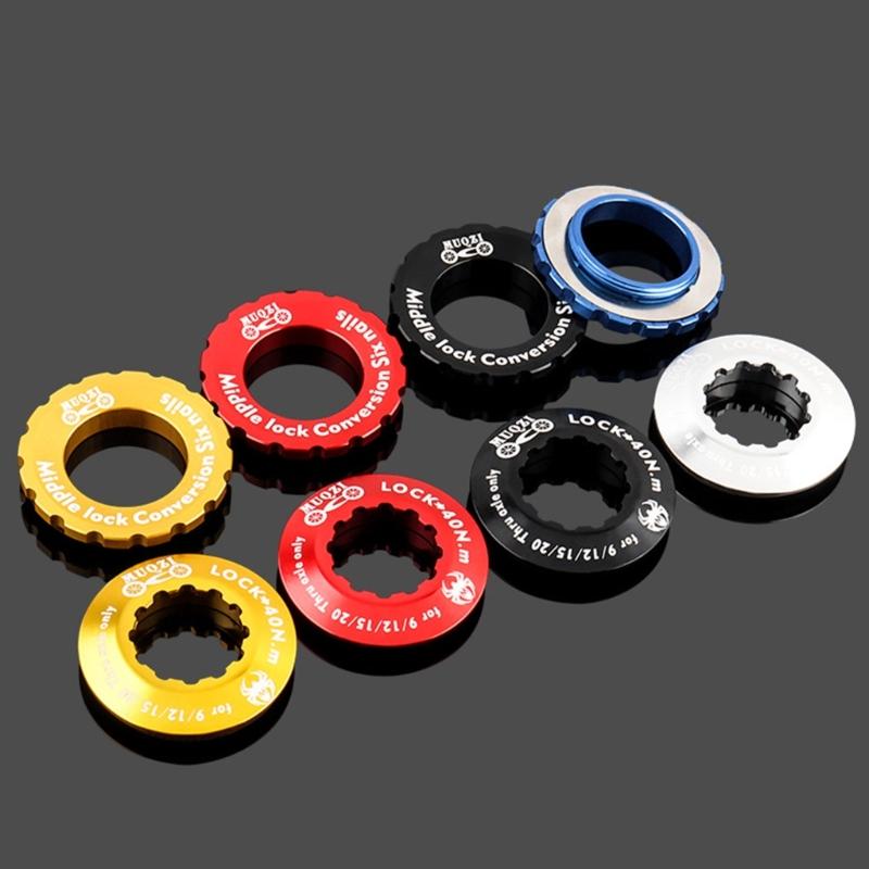 Bike Brake Rotor Disc Center Cover Bike Centerlock Lock Lockring RingsCover Disc Brake Hubs Rotor Lockring 9/12/15/20mm