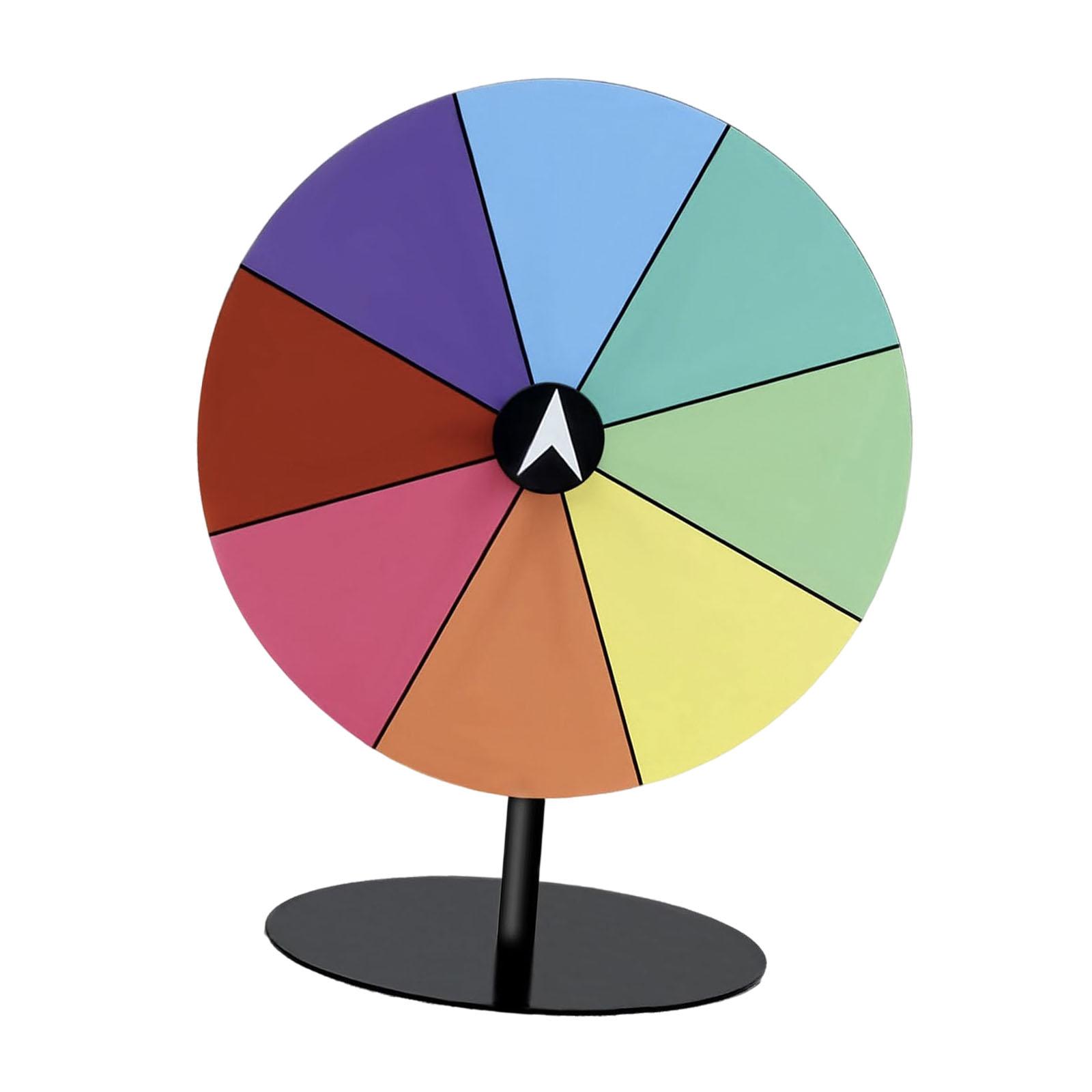 

Tabletop Prize Turntable Smooth Surface with Stable Stand Prize Wheel for Learning Game Supermarkets Gatherings Pub Carnival