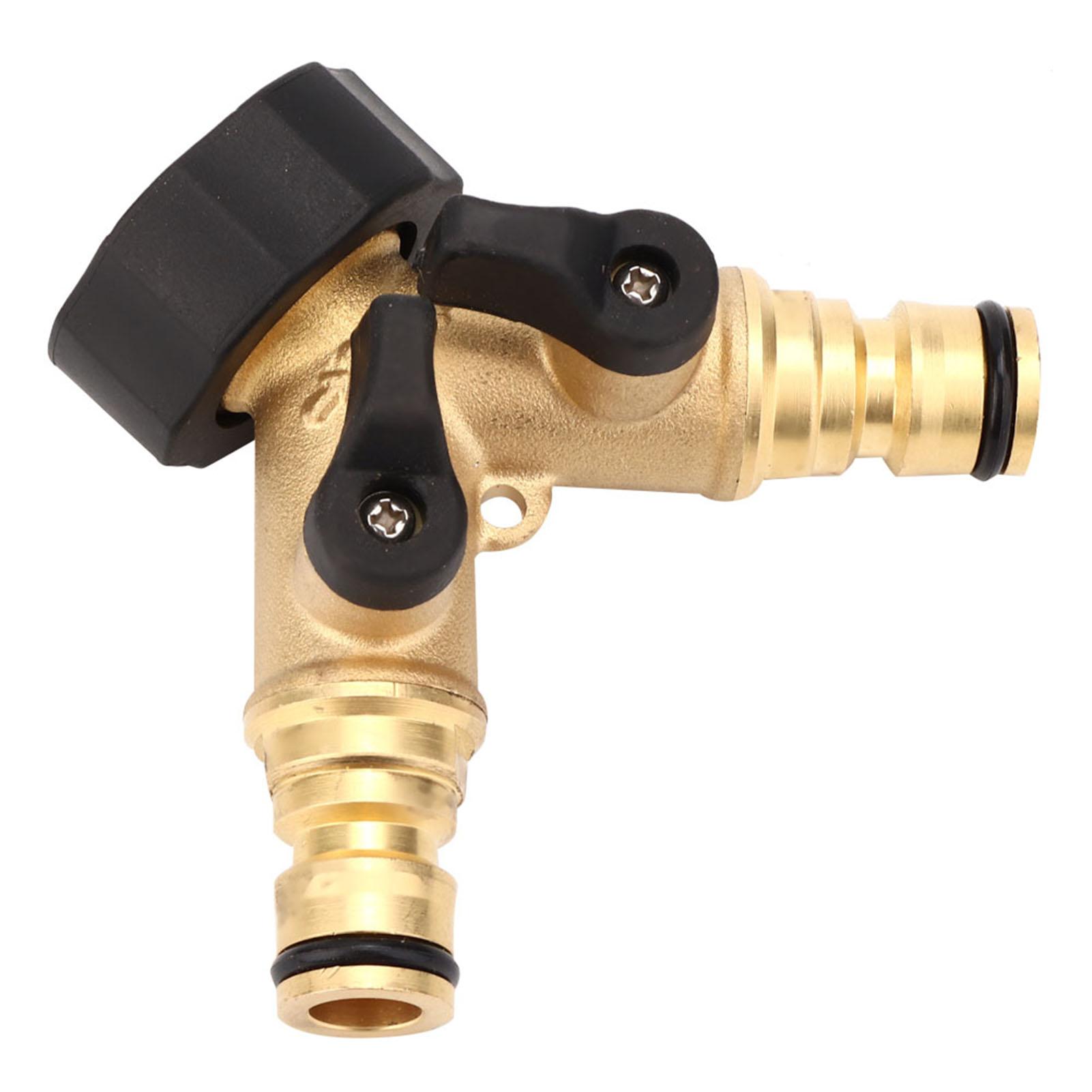 

G1 FNPT DN25 Copper Garden Water Hose Connector Water Faucet Splitter Tool Accessories