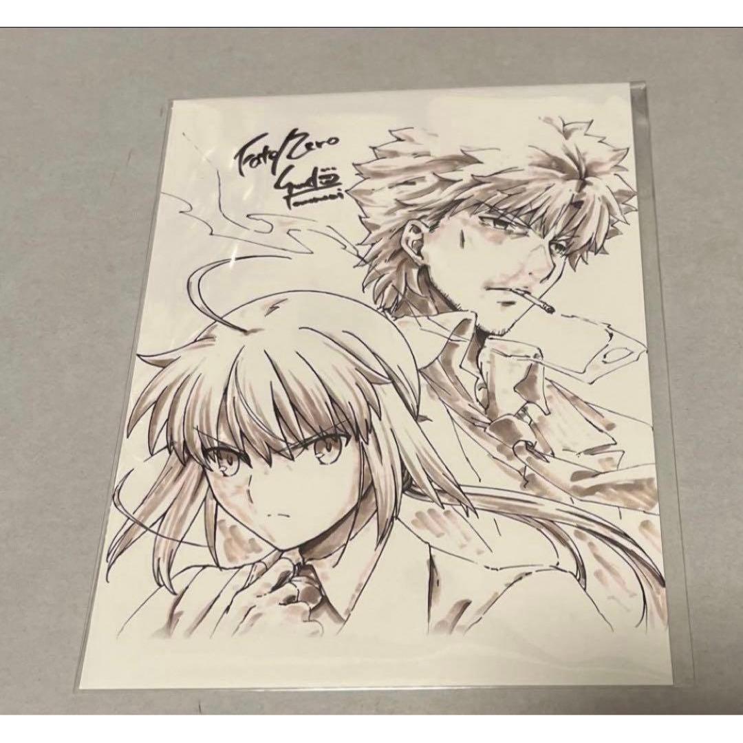 Fate zero ufotable Kiritsugu Emiya Arturia illustration card