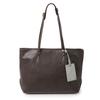 Wind waterproof PU leather large capacity tote bag men's leisure commuter travel handbag fashion shoulder bag women