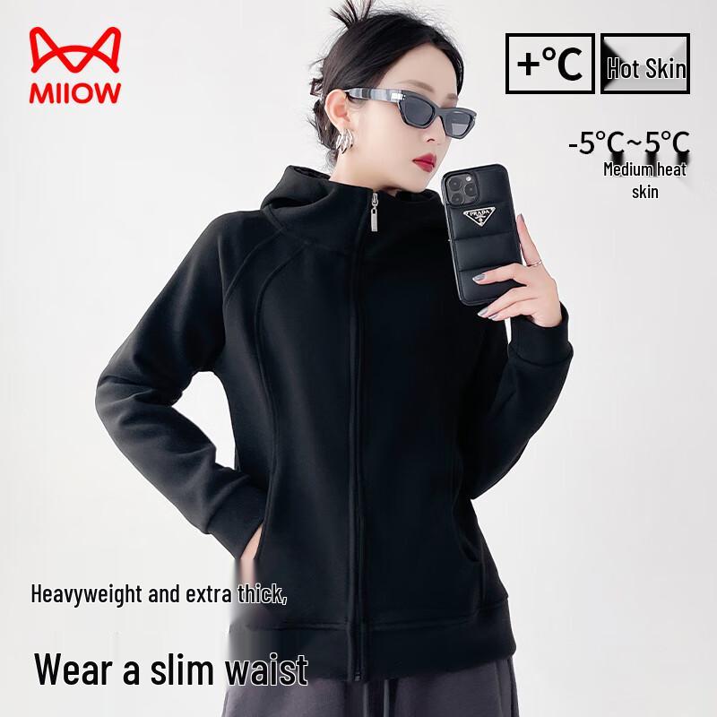 

Maoren Women s Casual Hooded Short Jacket L (110-125 Jin)