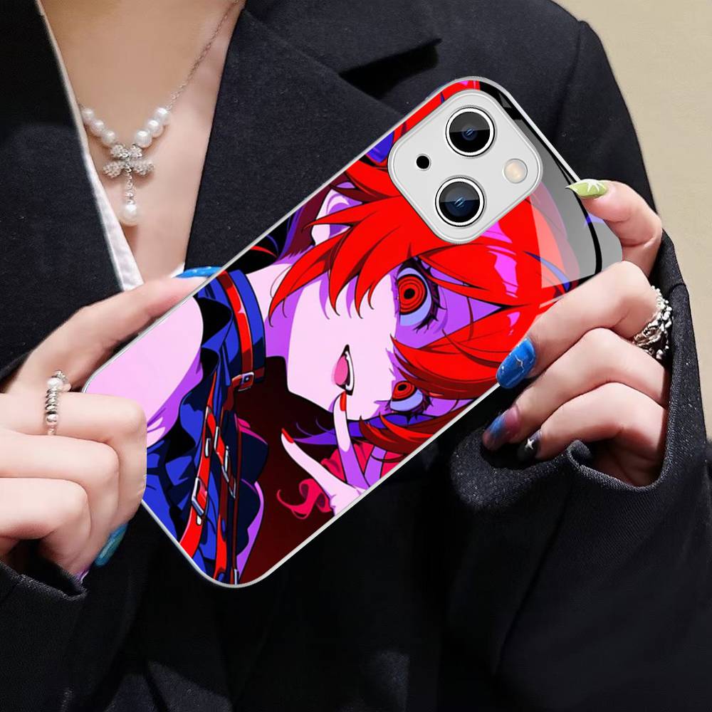 Vocaloid Kasane Teto Girl For IPhone 14 13 12 Mini 11 Pro XS Max X XR 14 Plus Tempered Glass Cover
