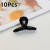 10/50Pcs 4Cm Mini Claw Clips Jelly Color Hair Claws For Girls Children Cute Hairpin Little Ponytail Shark Clip