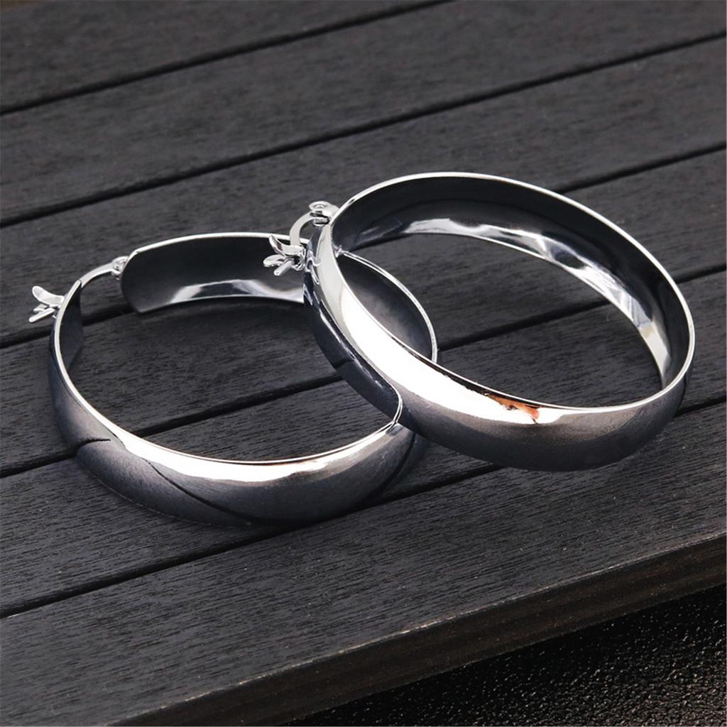 Exaggerated Large Hoop Earrings Versatile Large Gold/Silver Earrings Suitable For Both Casual And Formal Events