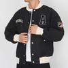 Adidas Originals Trefoil Sports Lifestyle Series Brand Logo Stand Collar Weave Baseball Jacket Men Jacket Black HY7223