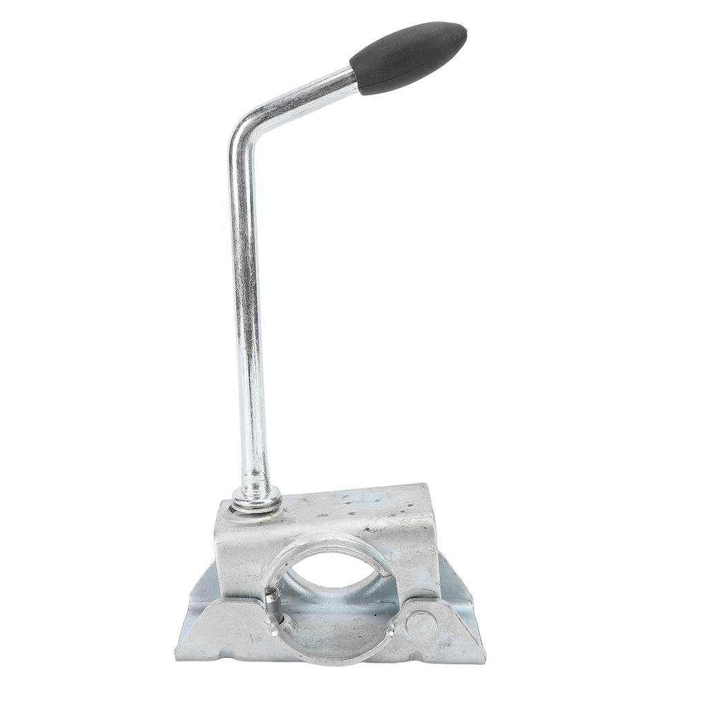 Jack Wheel Split Clamp Metal Trailer Wheel Split Clamp Prop Stand Support Mount for 48mm Pipe Diameter