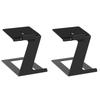 Desktop Speaker Stands Pair, Heavy Duty Desk Bookshelf Speaker Stands, Adjustable Cantilevered Speak Stand , Vibration Absorbing Padded Foam