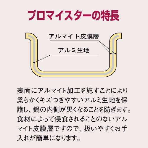 HOKUA Meister Aluminum Saucepan, 42cm, ASTC142