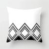 High-grade Black and White Geometric Irregular Pattern Pillowcase Office Living Room Home Pillowcase Car Ornaments