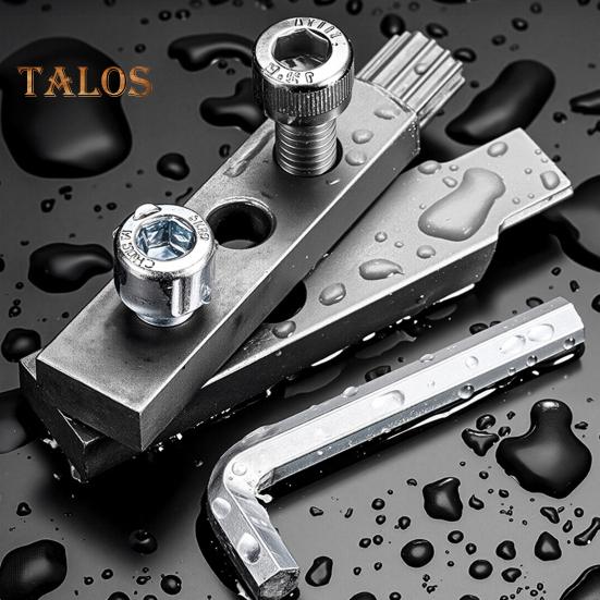 Broken Screw Extractor with Wrench Heavy Duty Metal Stripping Screws Remover Universal 1/2 3/4-Inch Faucet Angle Valve Wire Removal Tool