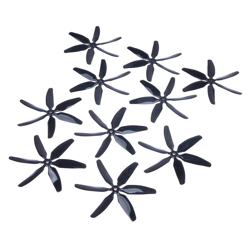 10Pcs 504060 Six-Blade Propeller Cw Ccw 5 Inch Propellers Blade For Fpv Quadcopter Racing Rc Drones Propellers Blade