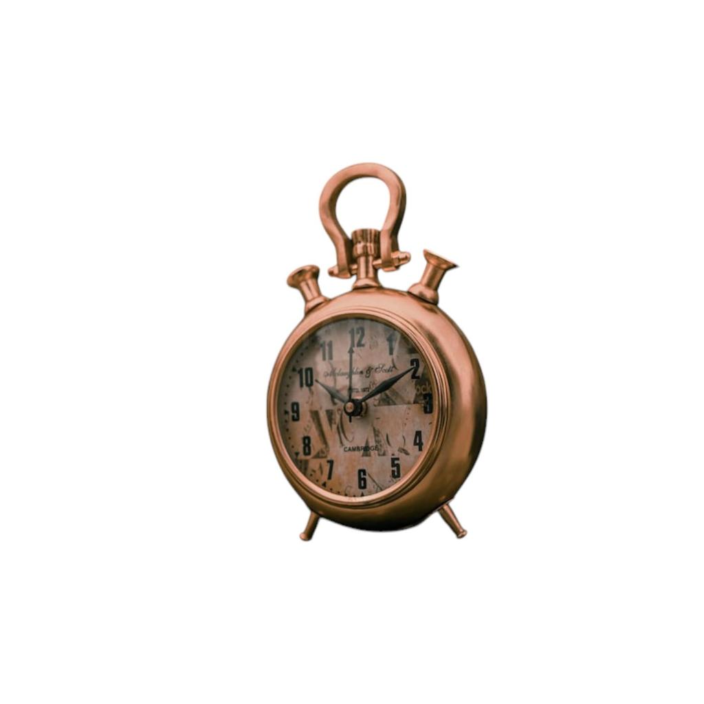 Cambridge Elegance Handcrafted Desktop Clock Unique Gift for Him or Her, Boss, Dad, Mom, Son - Office Decor, Graduation, or Birthday Present