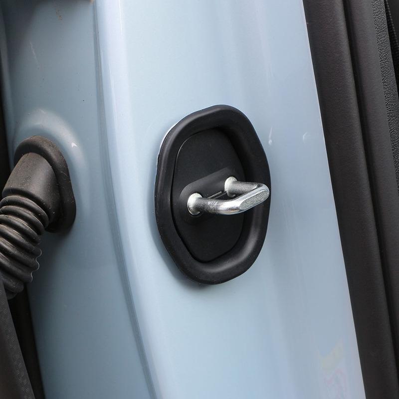 For BYD Atto 3 Dolphin Mini Seagull Dolphin Surf Door Lock Cover Door Shock Absorber Protector Door Lock Latches Accessories