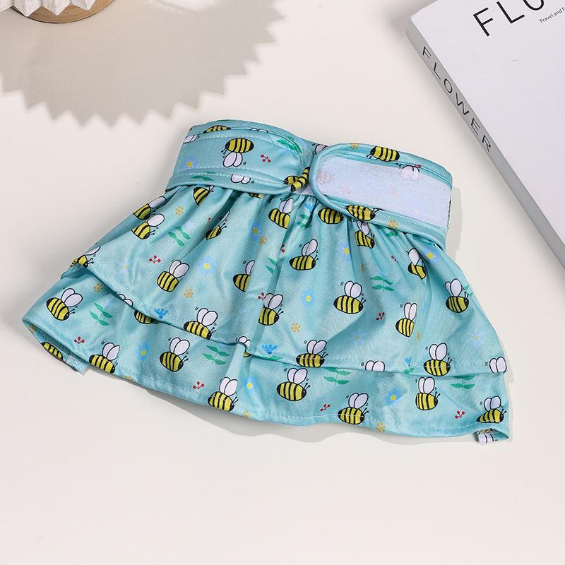 

Моющиеся физиологические трусики для маленьких бишон фризе - домашние менструальные подгузники для собак для безопасности Extra Small (XS)