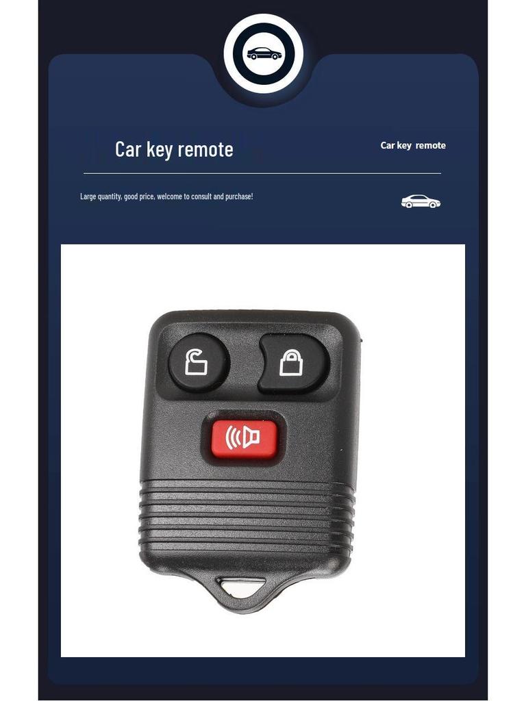 Compatible Ford Car Remote Key for 3/4 Button, 315/433 MHz