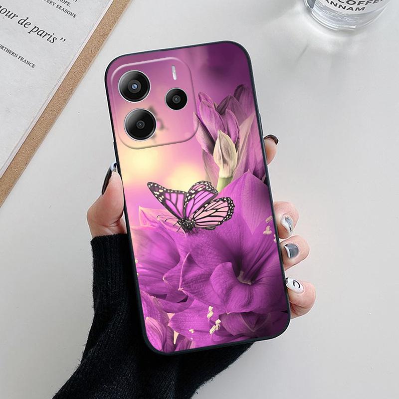 Für Xiaomi Redmi Note 14 5G Hülle Mode Weiche Silikon Rückseitenabdeckungen für Redmi Note14 5G Handyhülle etui Fundas Redmi Note 14 2025