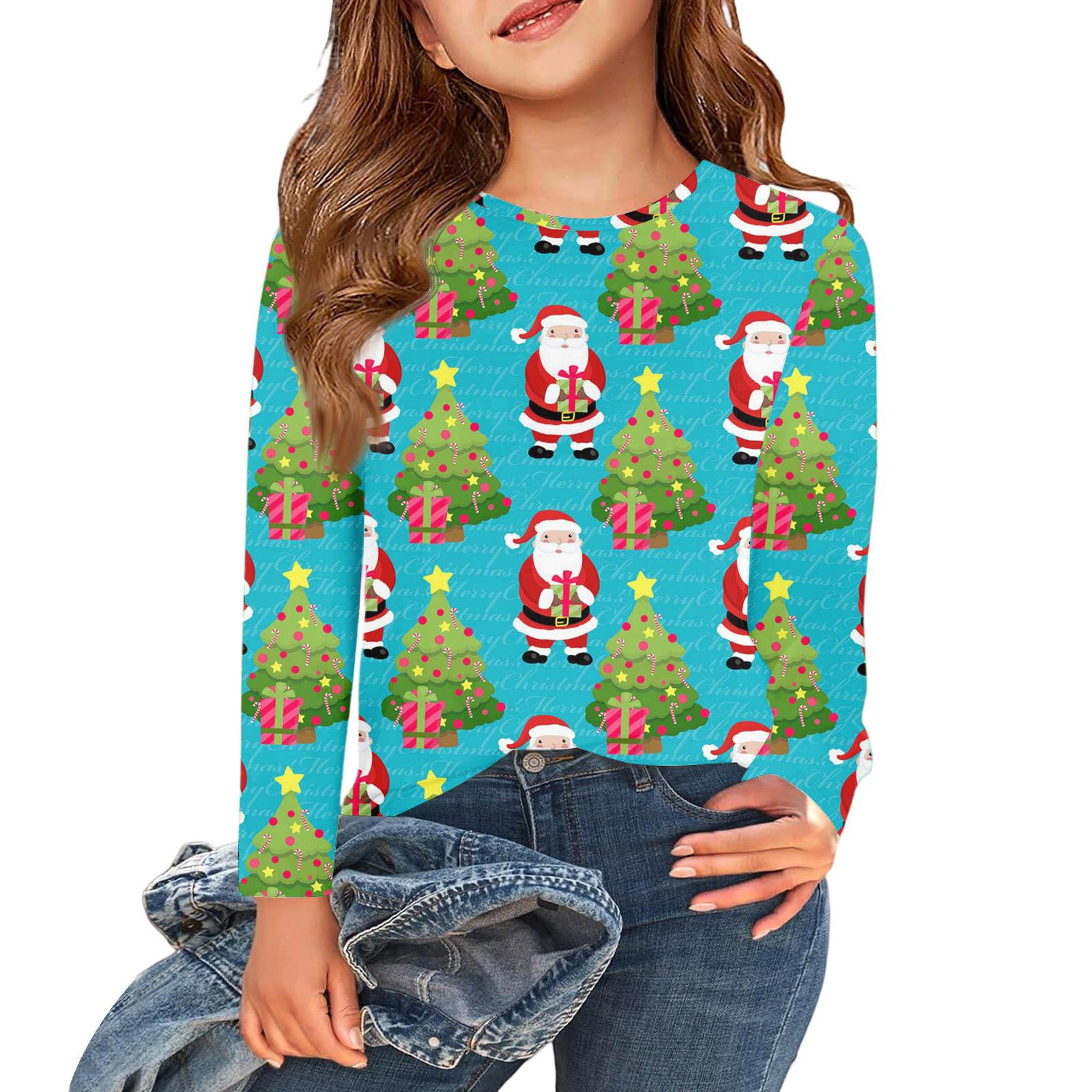 

Детский повседневный топ с круглым вырезом и длинным рукавом 150 синий