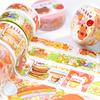 1pcs Washi Tapes DIY Japanese Paper Colorful Fairy Tale Town Masking Tape Decorative Adhesive Tapes Scrapbooking Stickers