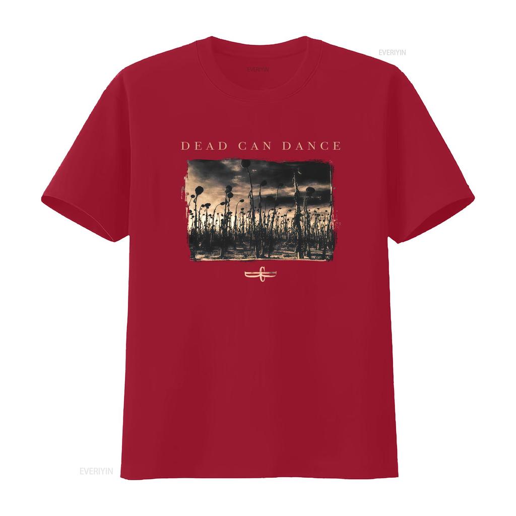 Dead Can Dance Anastasis Copertina Album Stampa Cotone Maglietta Nera S 5XL vintage Lavata Morbida streetwear uomo Leggermente Elastica